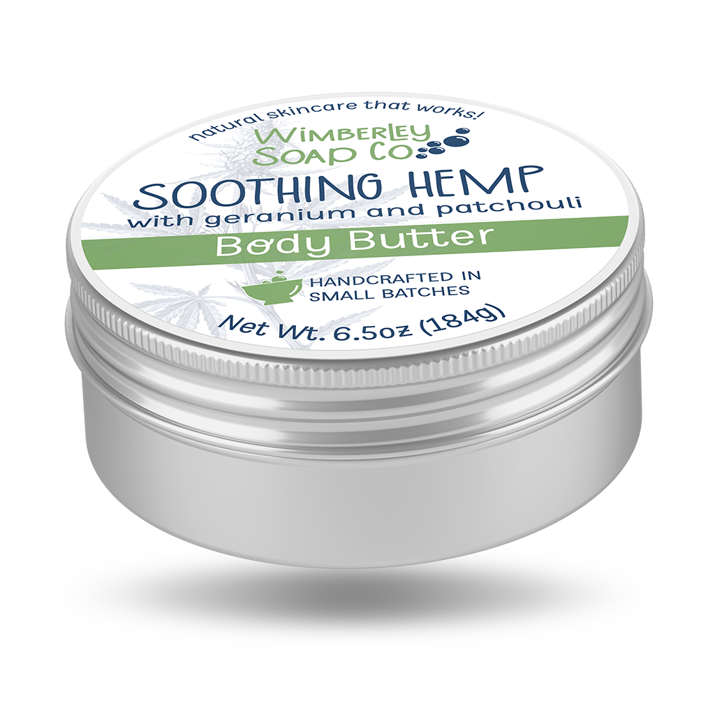 Soothing Hemp Body Butter with geranium and patchouli