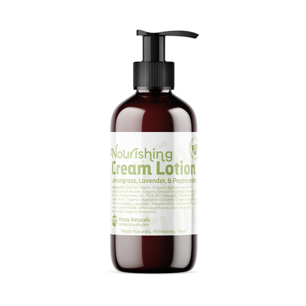 Nourishing Cream Lotion - Lemongrass, Lavender & Peppermint