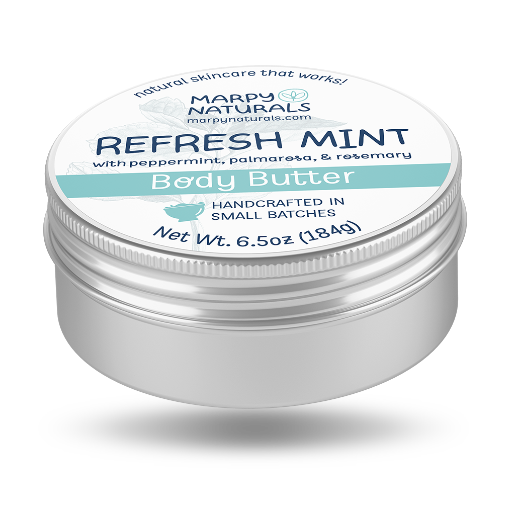 Refresh Mint with Peppermint, Palmarosa, & Rosemary Body Butter
