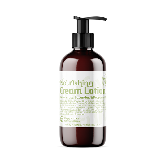 Nourishing Cream Lotion - Lemongrass, Lavender & Peppermint